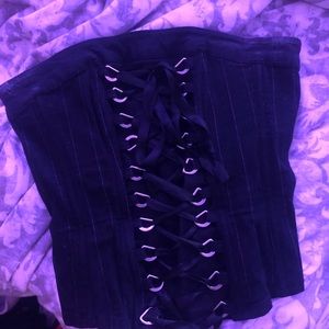 Pinstripe Tripp NYC corset top, size xs